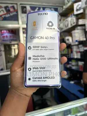 New Tecno Camon 40 Pro 256 GB Black