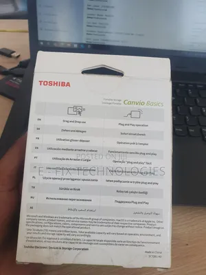 Toshiba Hard Drive/ Hard Disk External