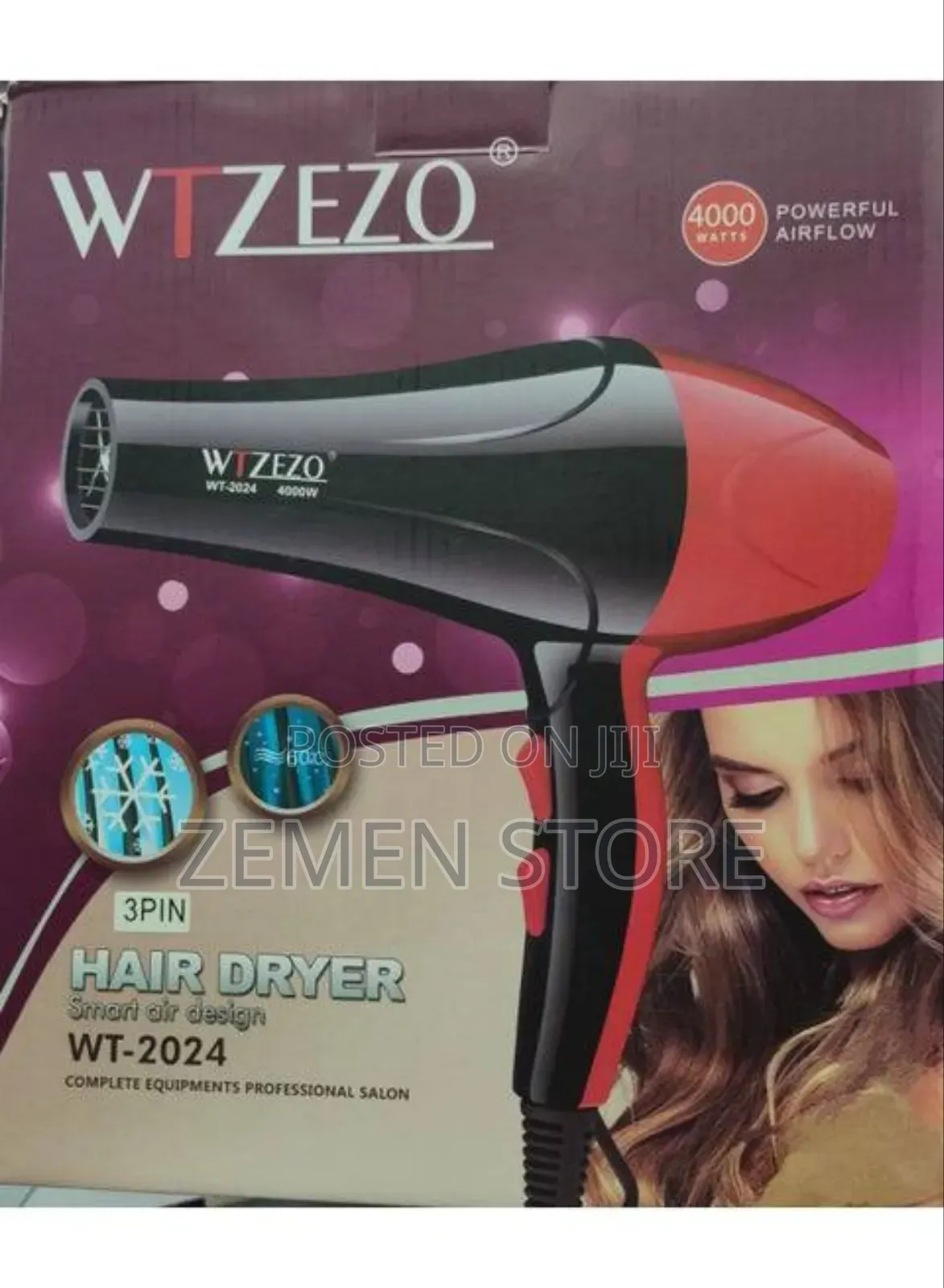 Wtezo Professional Hair Dryer 4000w