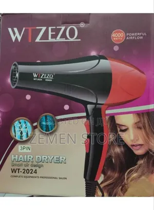 Photo - Wtezo Professional Hair Dryer 4000w