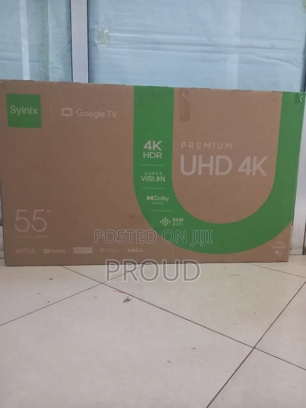 Synix 55 Inch Fremless Tv