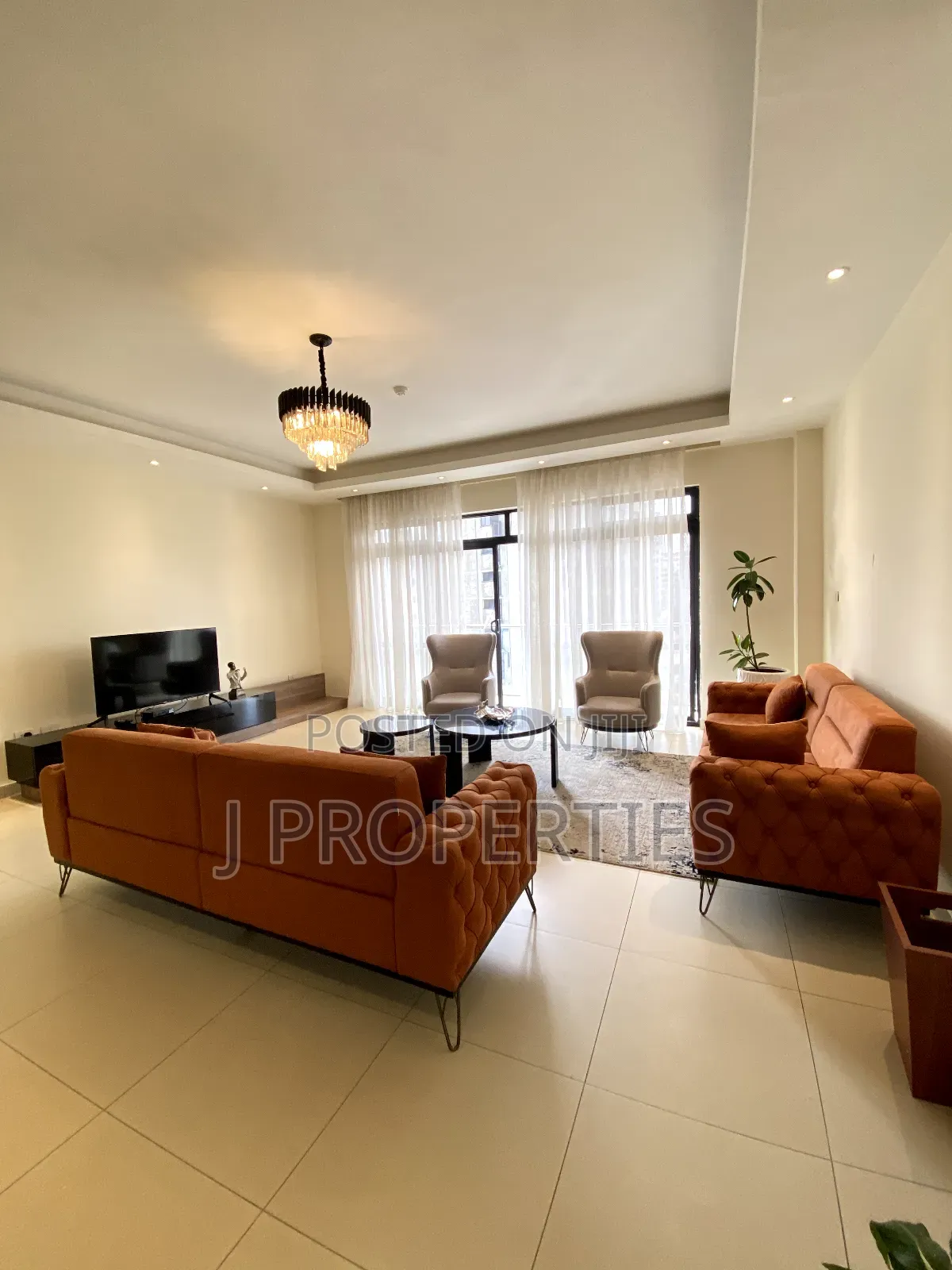 Furnished 3bdrm Apartment in Bole for rent