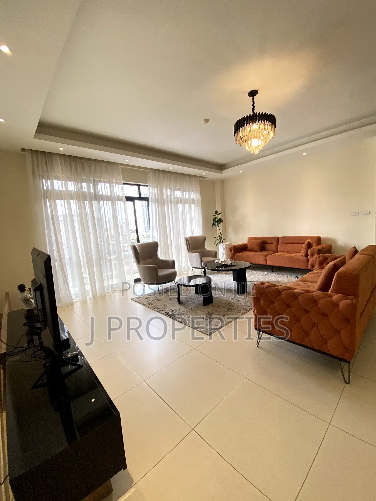 Furnished 3bdrm Apartment in Bole for rent