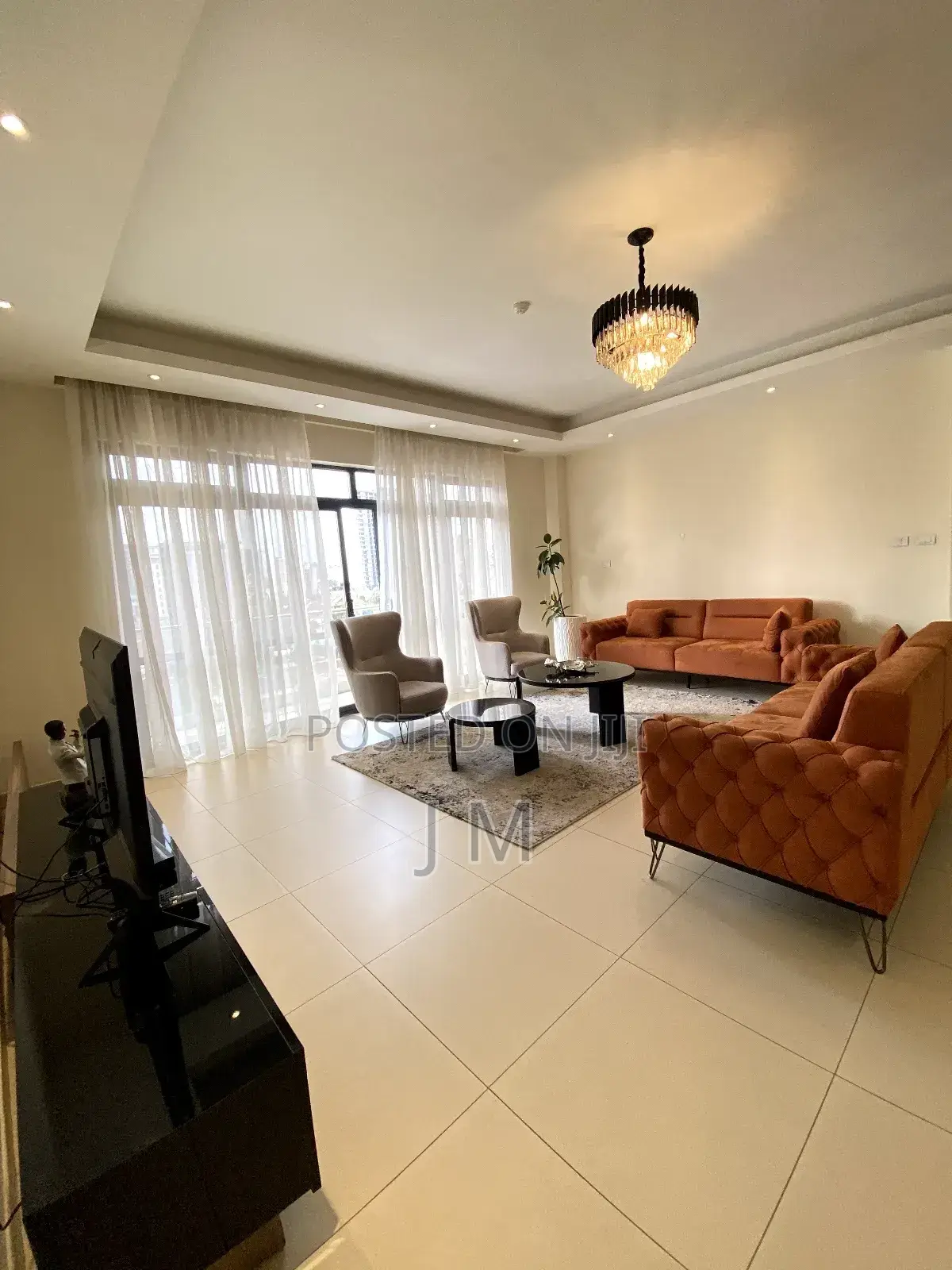 Furnished 3bdrm Apartment in Bole for rent
