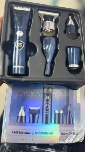 Geemy 5in1 Hair0styel0hairclipper0rechargeable5trimmer0hair