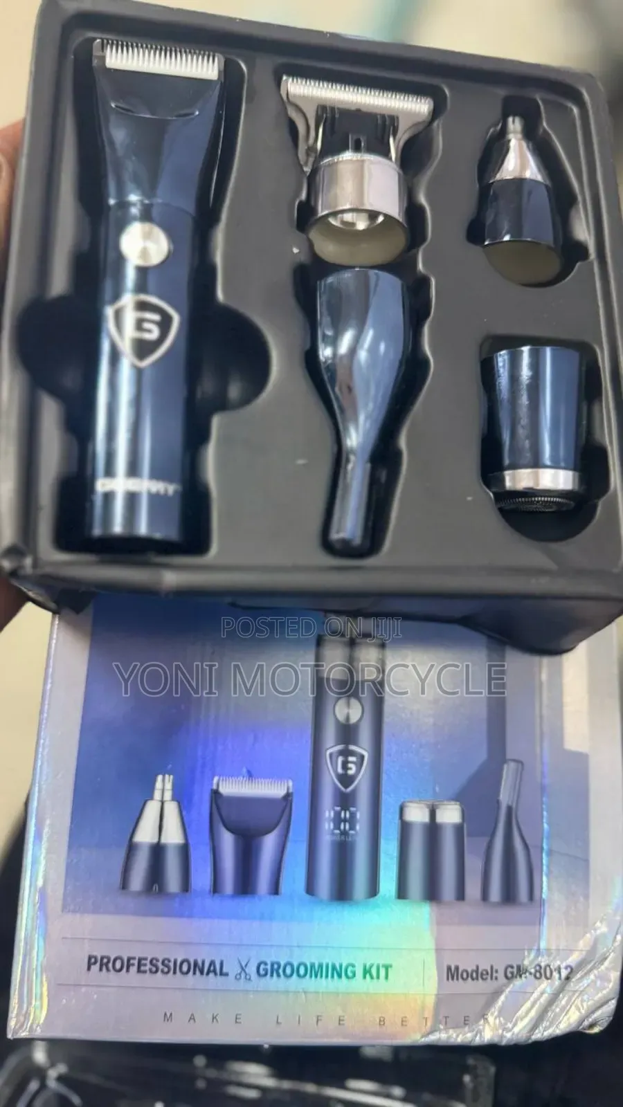 Geemy 5in1 Hair0styel0hairclipper0rechargeable5trimmer0hair