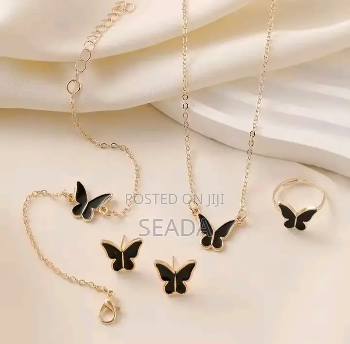 Butterfly Jewellery Sets 4pcs
