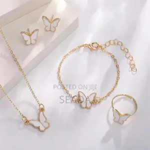 Butterfly Jewellery Sets 4pcs