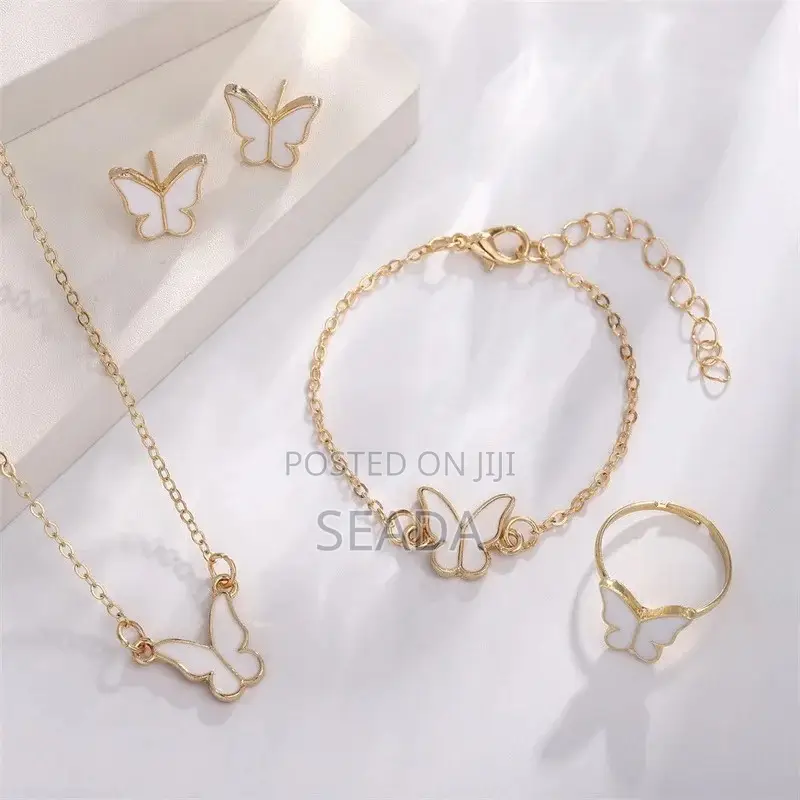 Butterfly Jewellery Sets 4pcs