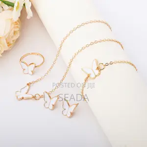 Butterfly Jewellery Sets 4pcs