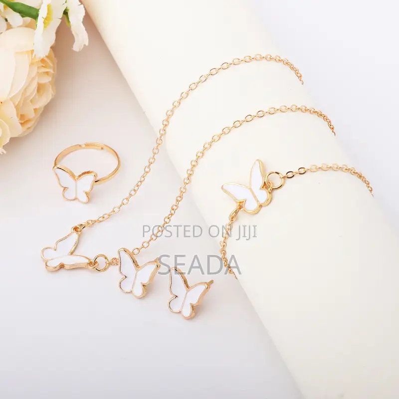 Butterfly Jewellery Sets 4pcs
