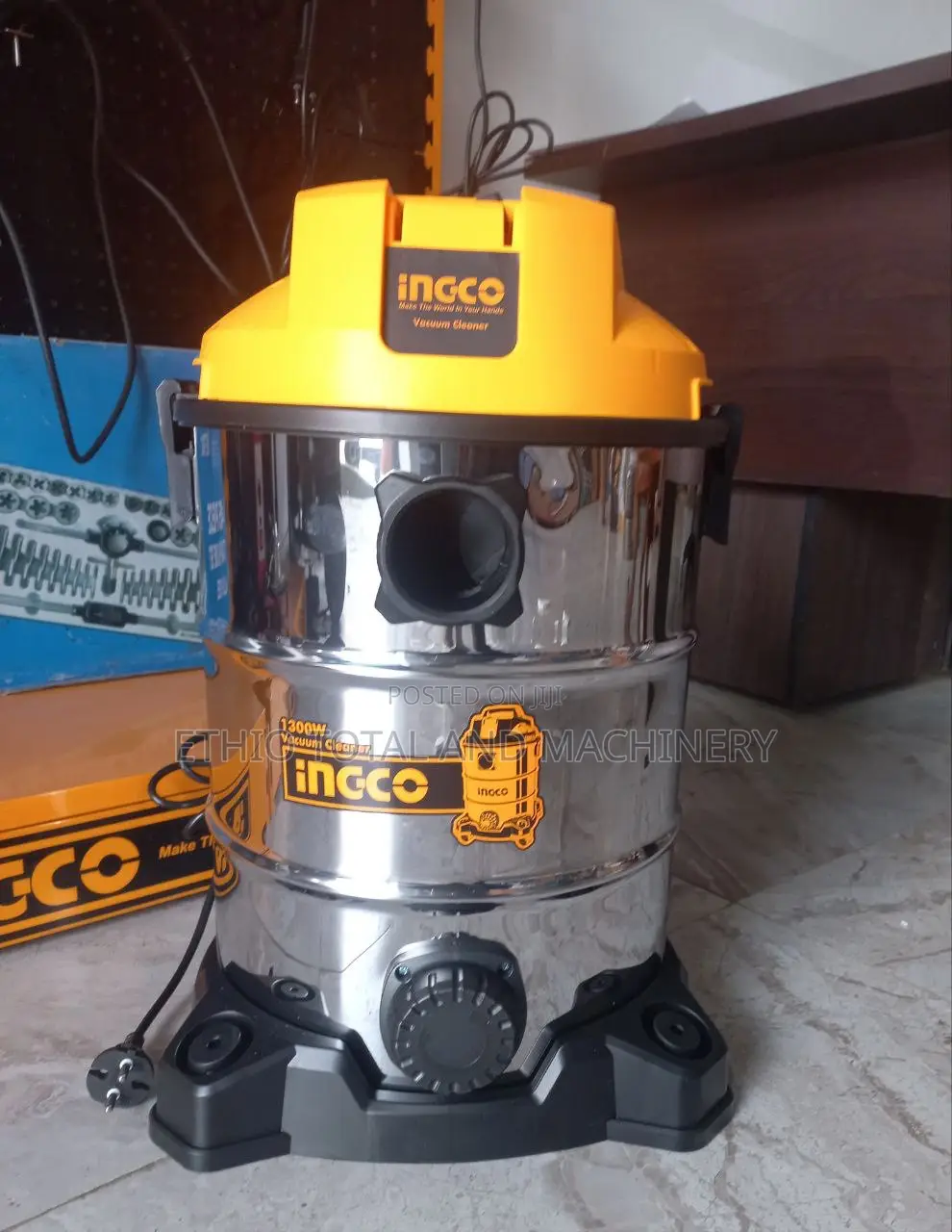 Ingco 1300w Wet Dry Vacuum Cleaner ቫኪውም ክሊነር ኢንኮ