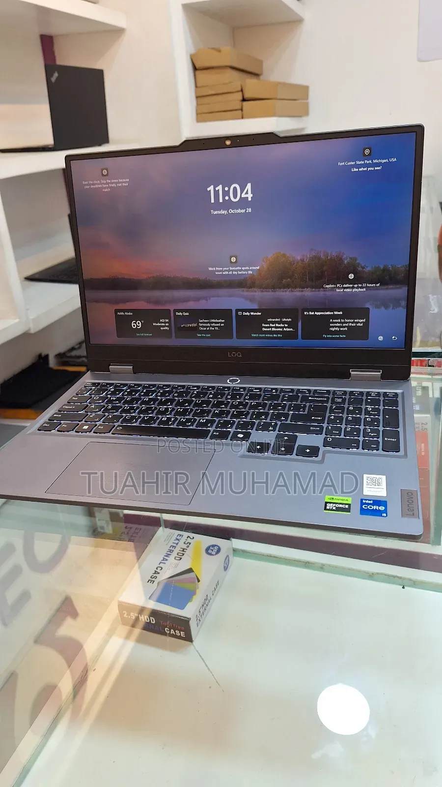 New Laptop Lenovo LOQ 15IRH8 16GB Intel Core I5 SSD 512GB