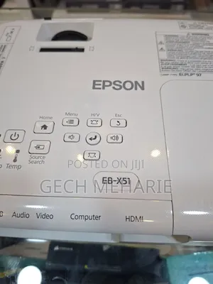 Epson Projector Model: Eb-X51 Has: Bag Remote Model Name: Eb-X51