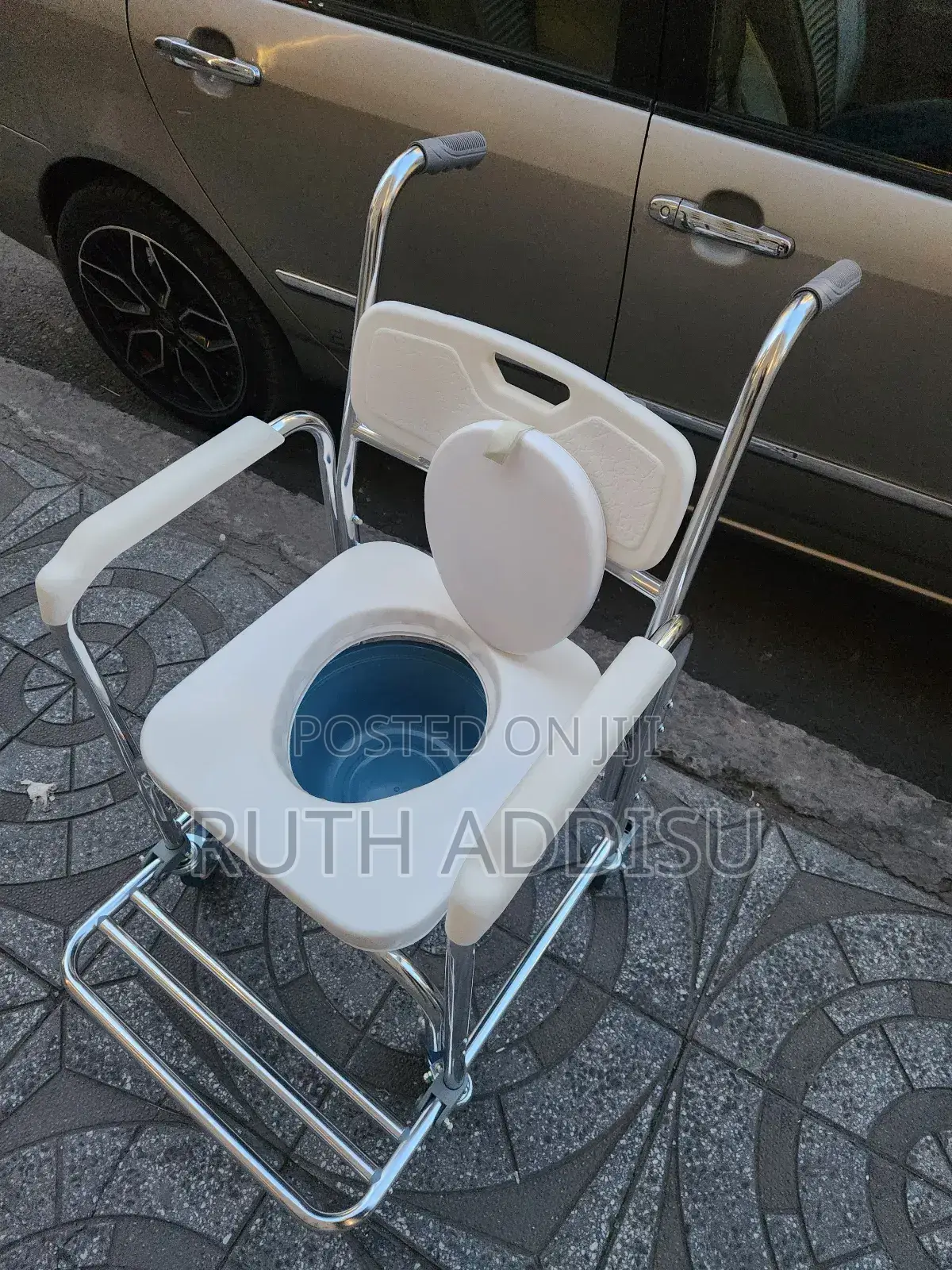 Commode Wheelchair奢華toilet Four Wheels Commode Wheelchair外交wheelchair
