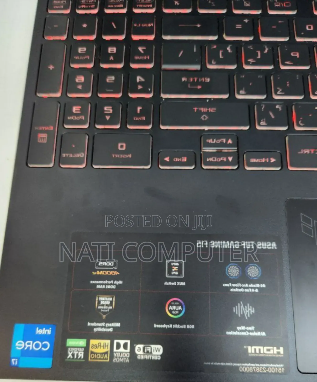 New Laptop Asus ROG Strix G15 16GB Intel Core I7 SSD 512GB