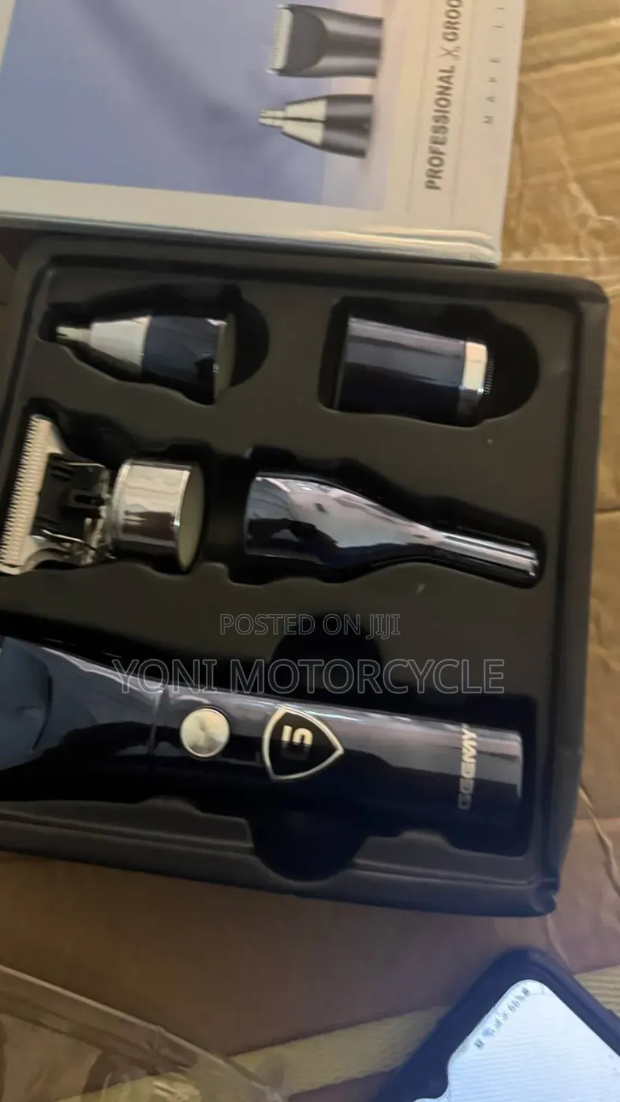 Geemy Rechargeable Hair Clipper 5in1hair Clipper