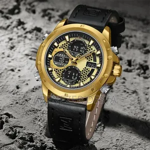 Photo - Naviforce Nf9225 Men's Watch With a Black Leather Strap