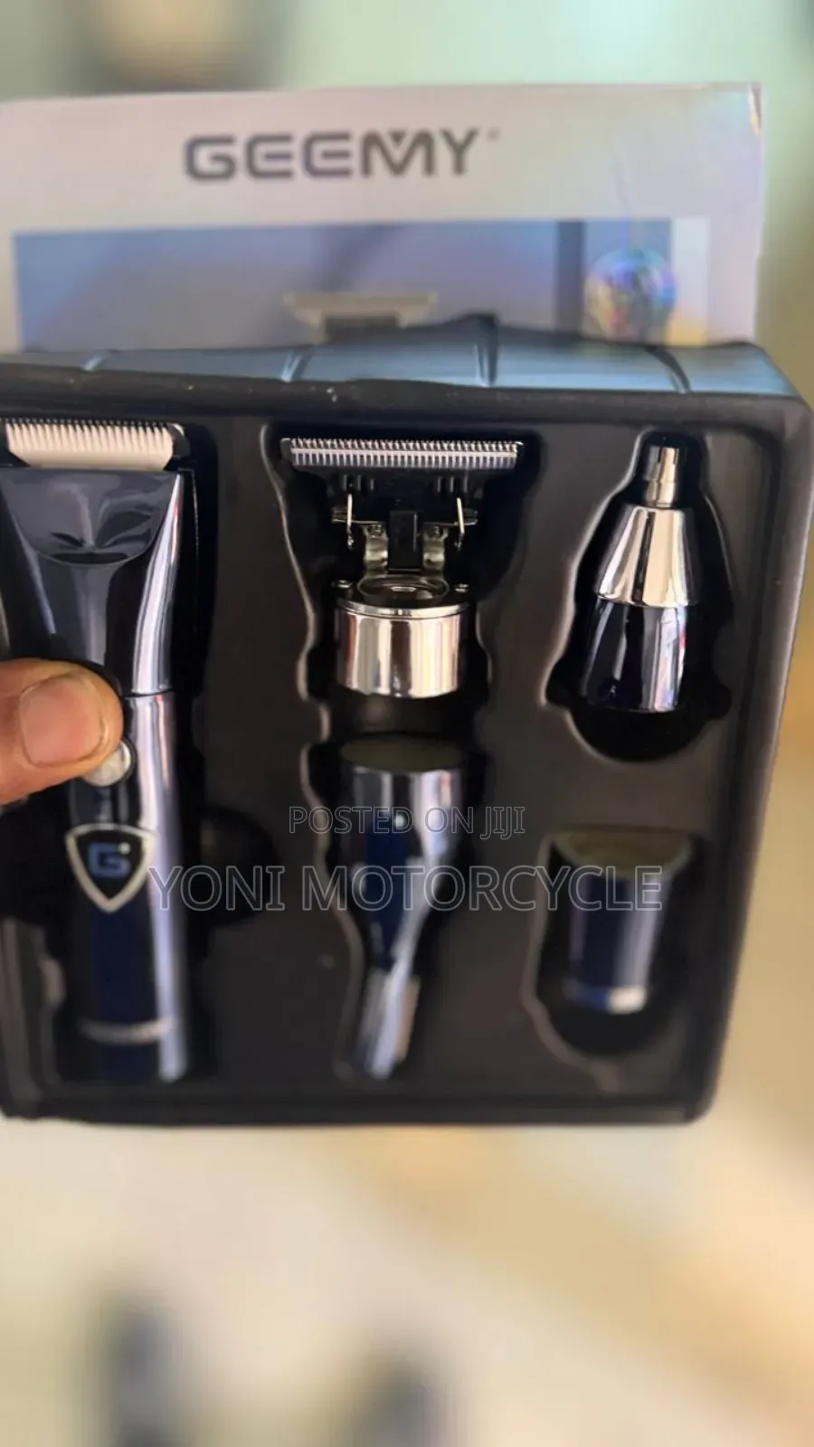 Geemy Rechargeable Hair Clipper0geemy5in 1clipper