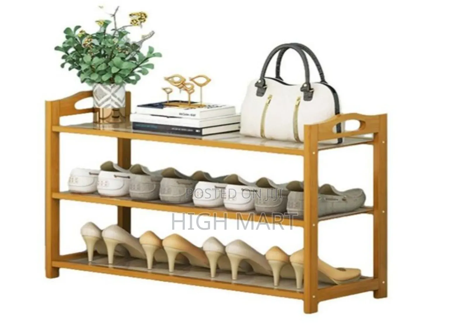 Bamboo Shoe Rack