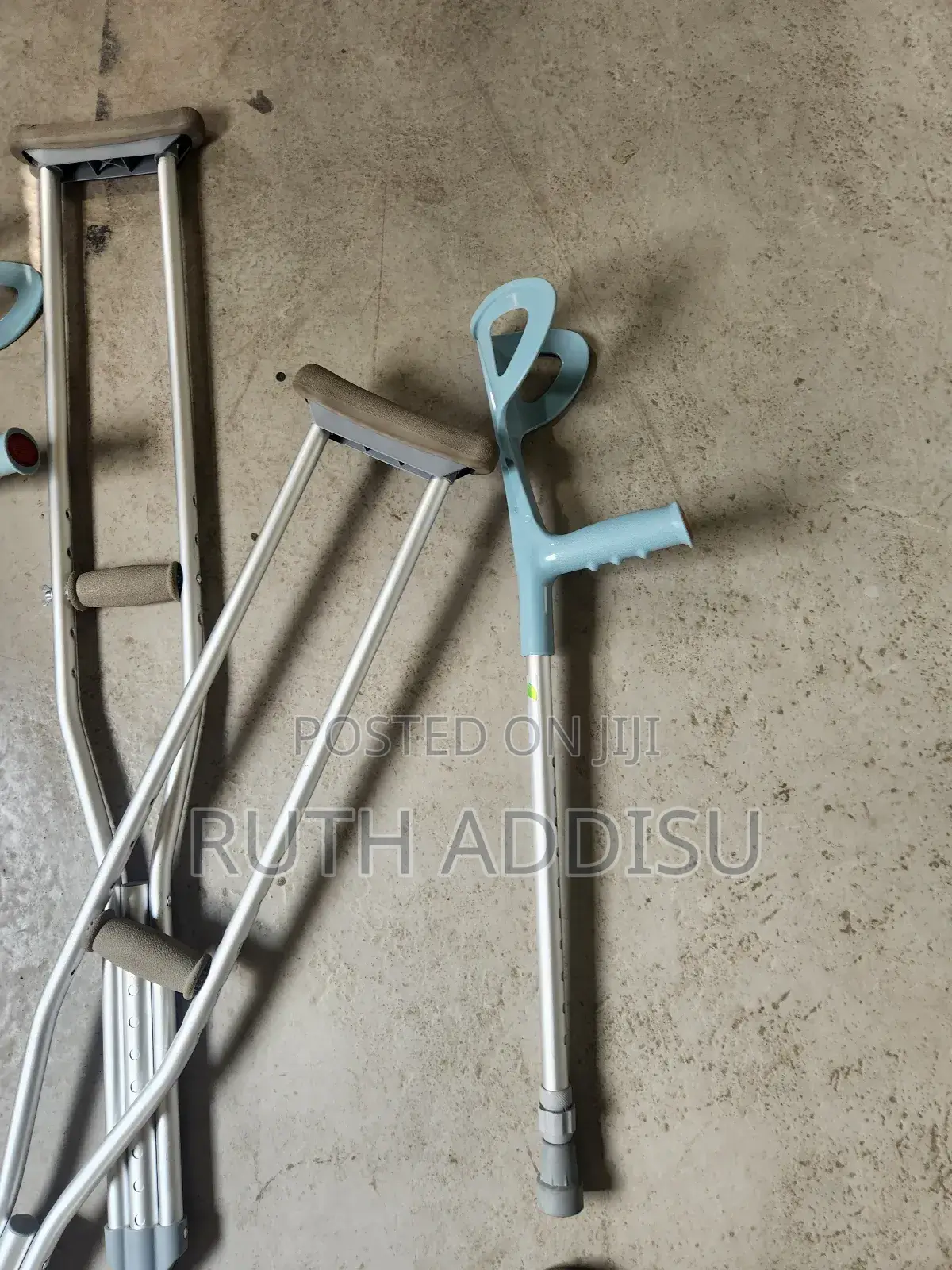 Axillary Bilateral Crutches延誤medical New Adjustable Height Bilateral