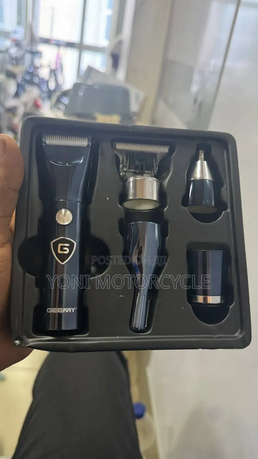 Geemy Rechargeable Hairclipper0hairstyel5in 1body Trimmer