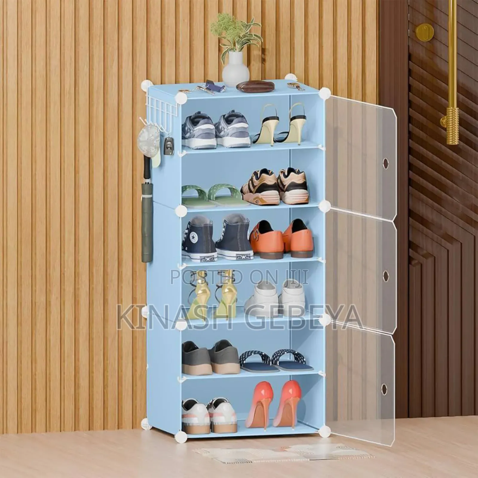 High Quality Plastic Cube Shoe Rack