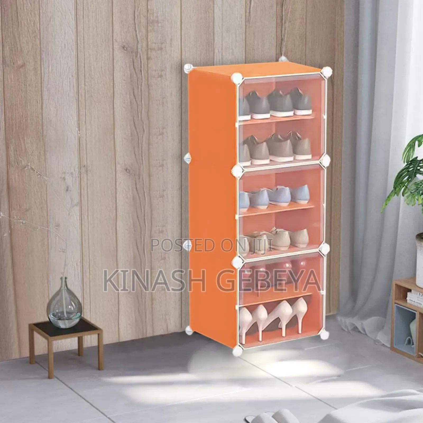 High Quality Plastic Cube Shoe Rack