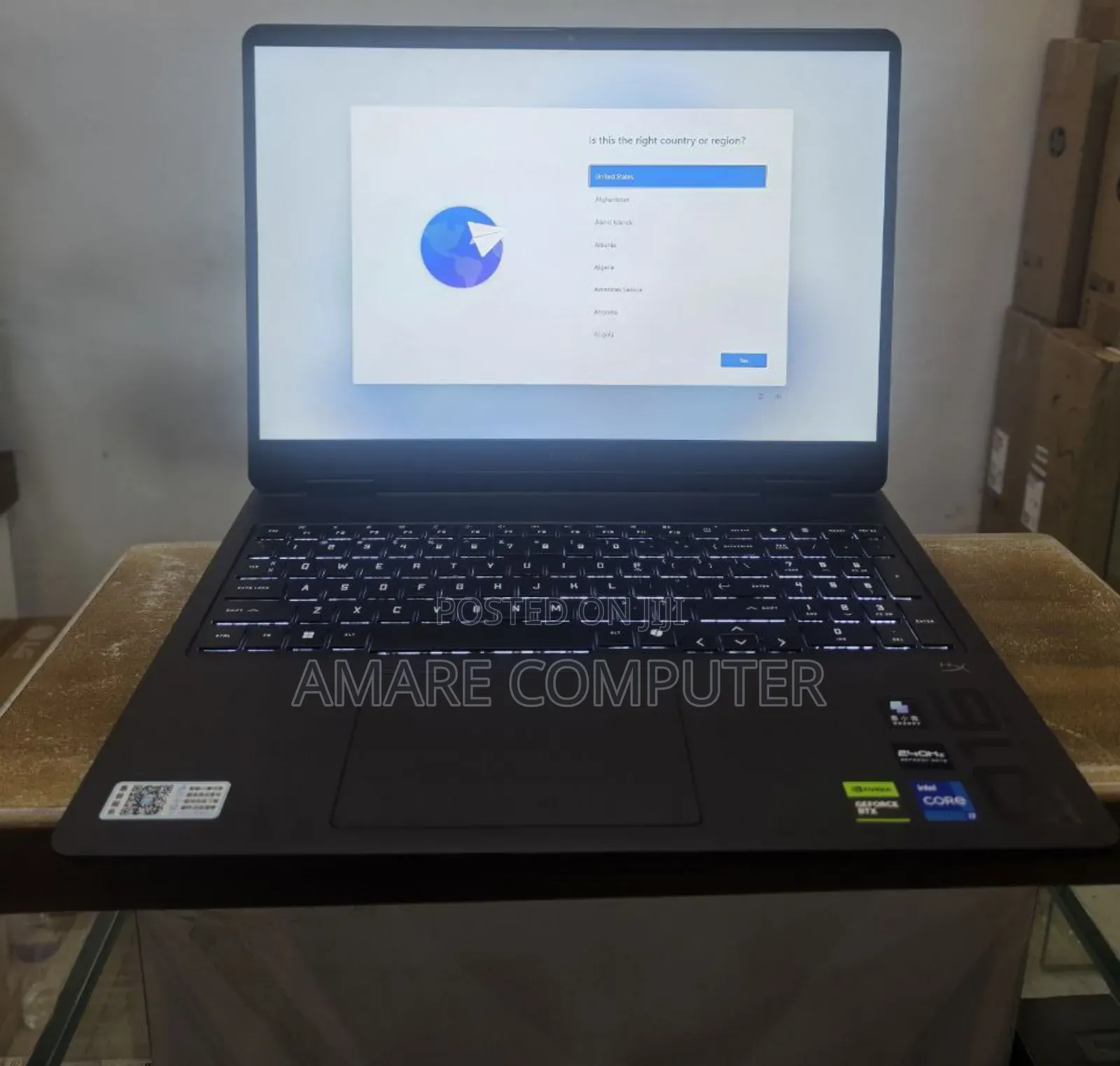 New Laptop HP Omen 16 16GB Intel Core I7 SSD 1T