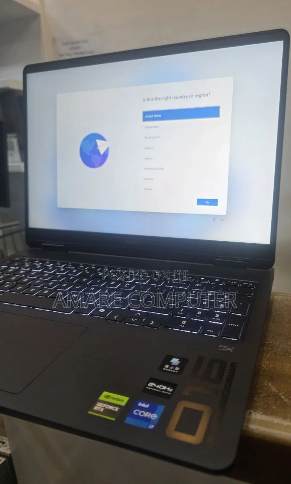 New Laptop HP Omen 16 16GB Intel Core I7 SSD 1T