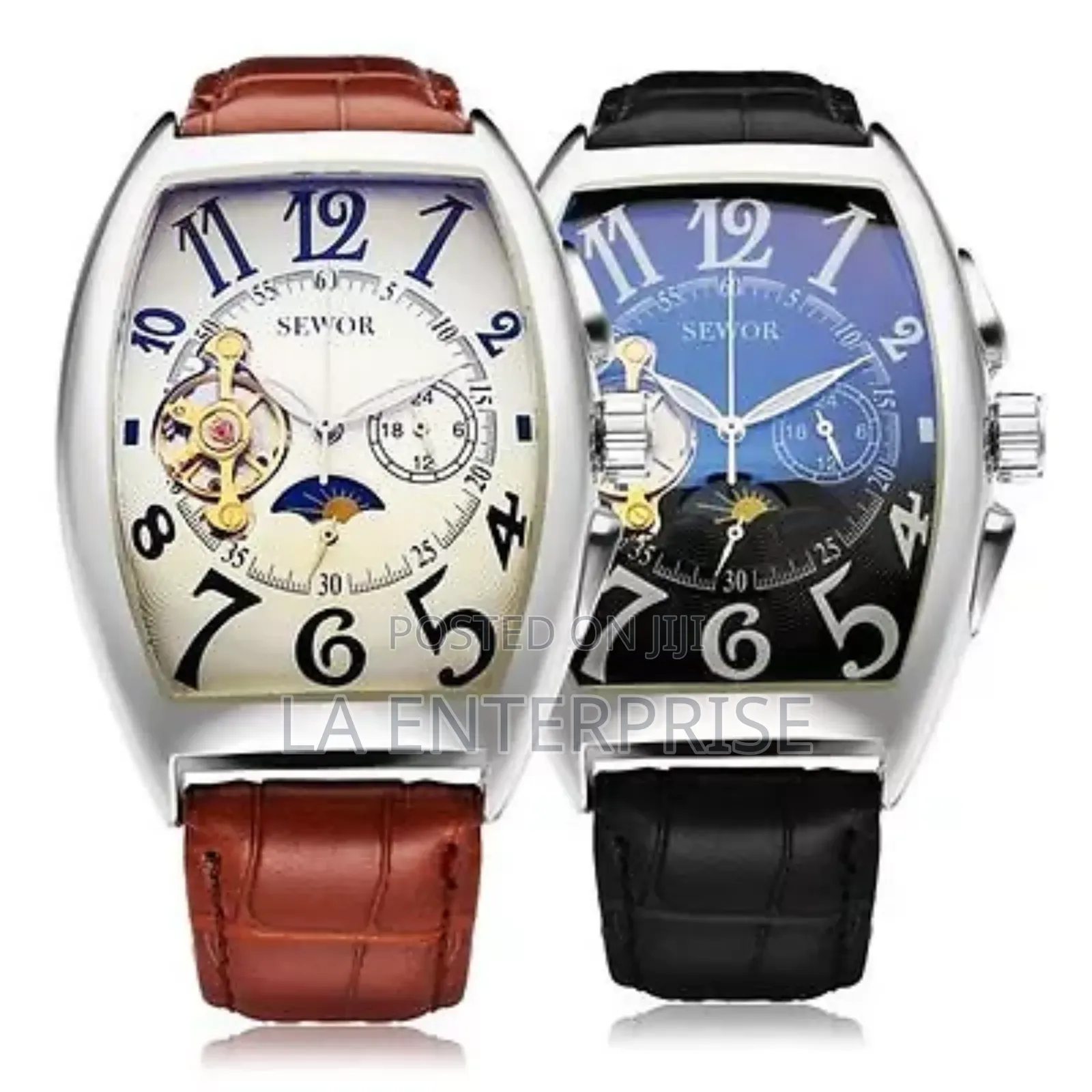 Sewor Brown Leather Watch