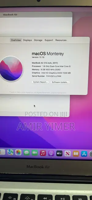 Photo - Laptop Apple MacBook Air 2017 8GB Intel Core I5 SSD 128GB