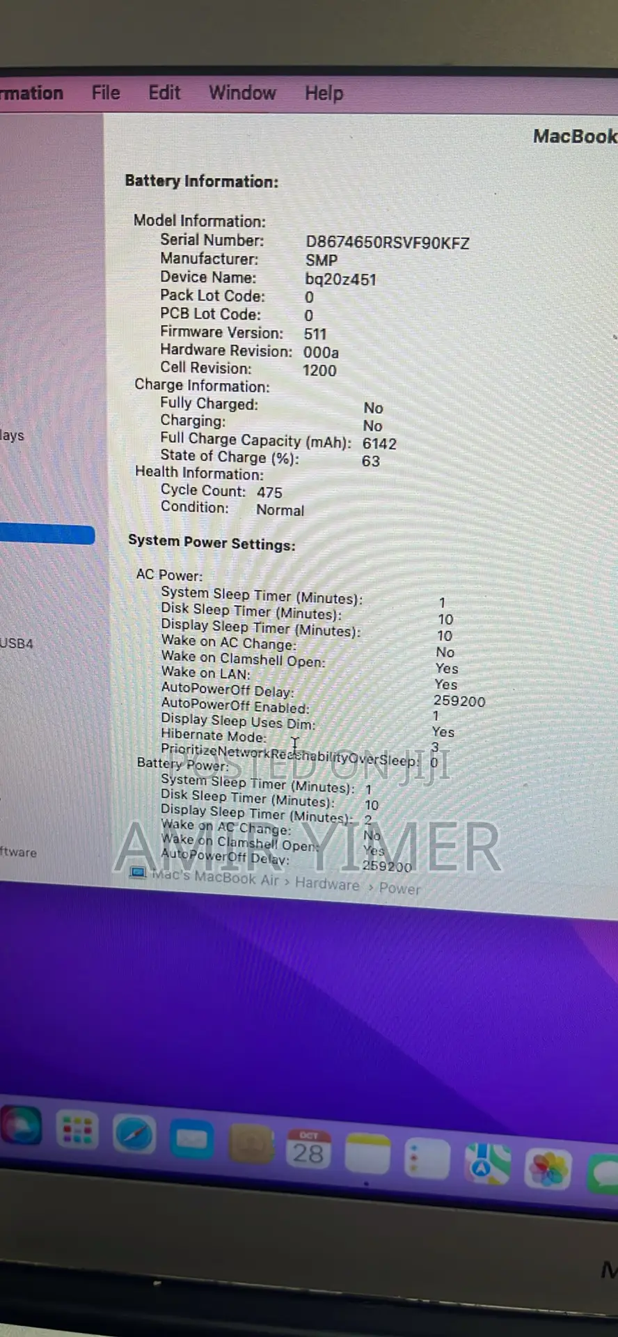 Laptop Apple MacBook Air 2017 8GB Intel Core I5 SSD 128GB