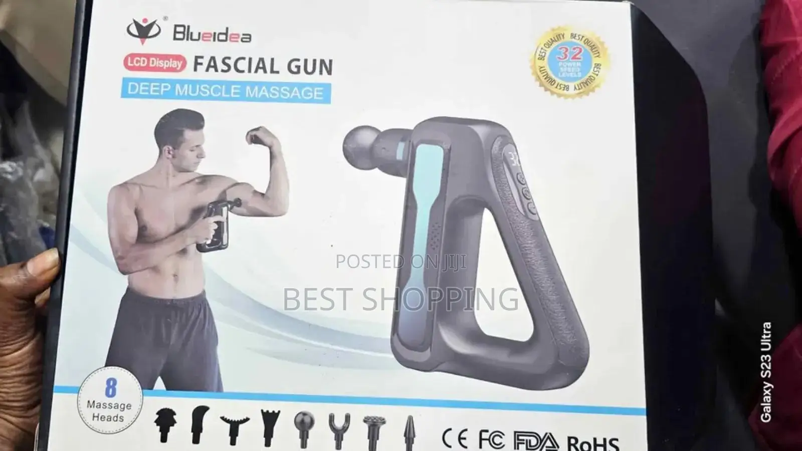 Fascial Gun Massager 8 Heads