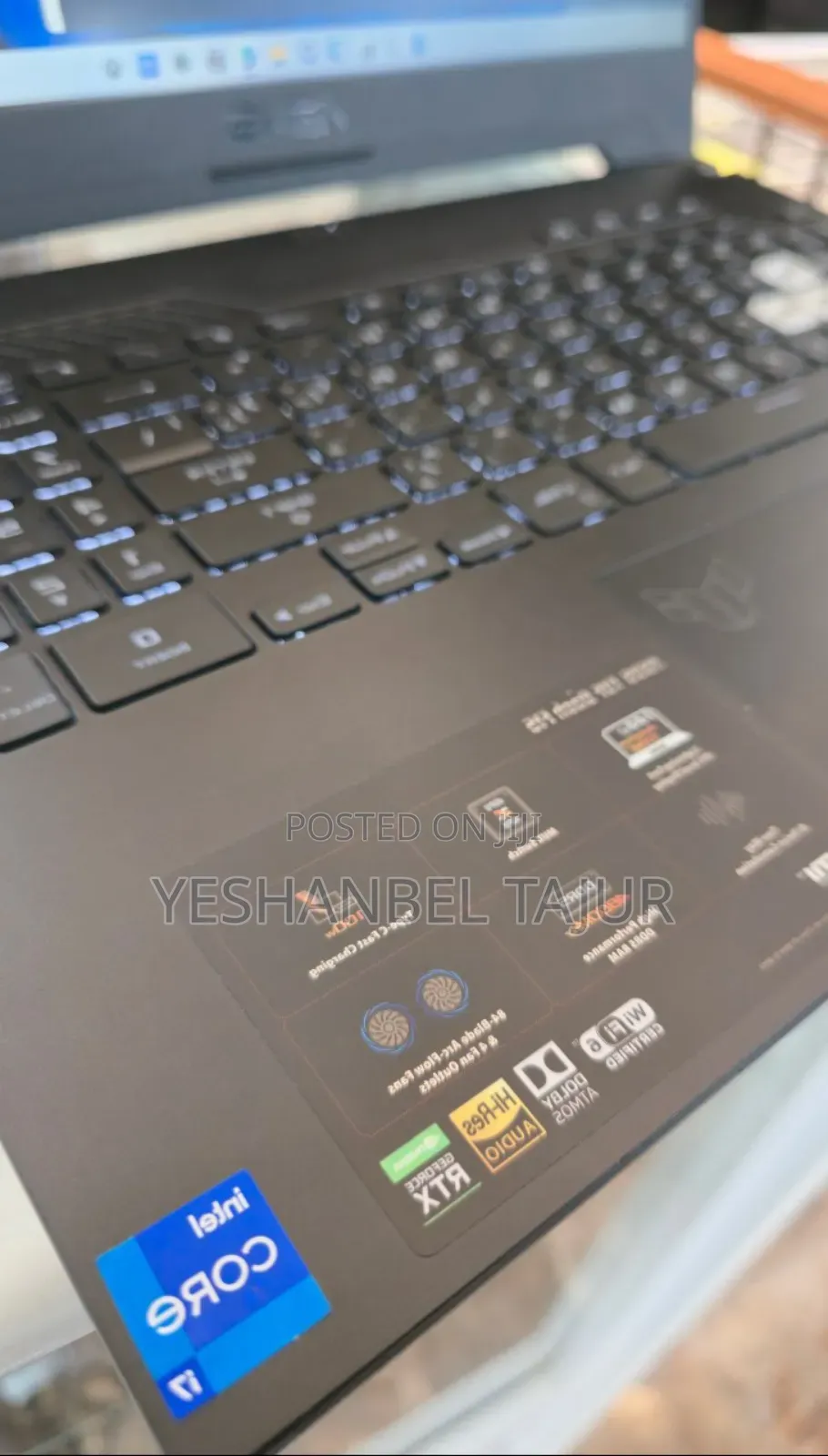 New Laptop Asus TUF Gaming A15 16GB Intel Core I7 SSD 512GB