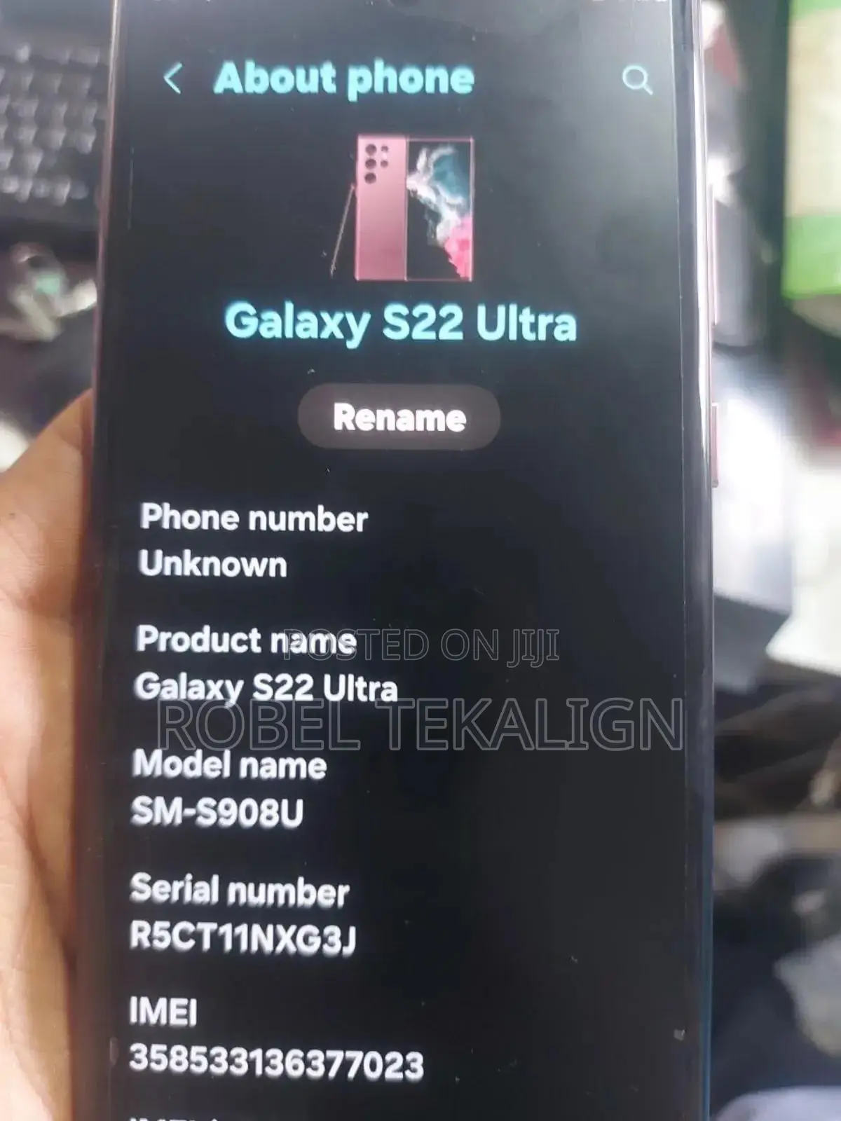 New Samsung Galaxy S22 Ultra 256 GB Black