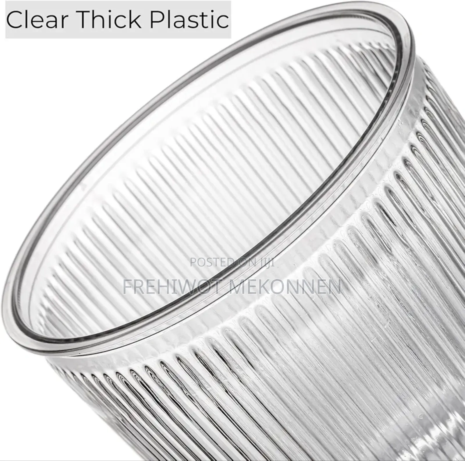 12pcs Plastic Mica Flower Vase