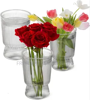 12pcs Plastic Mica Flower Vase