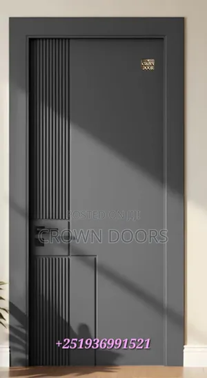 Photo - Crown Door Made of Natural Stone, Wooden Fiber Add Chem.