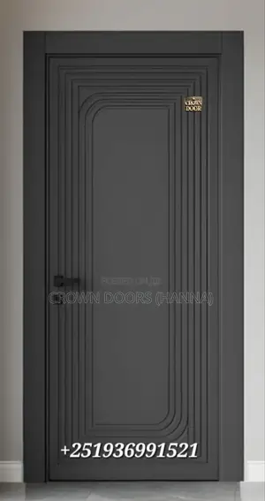 Crown Door Made of Natural Stone, Wooden Fiber Add Chem.