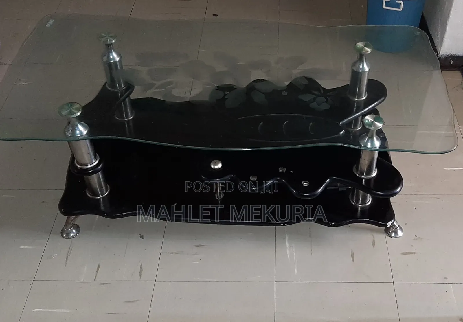 Modern Glass Living Room Table