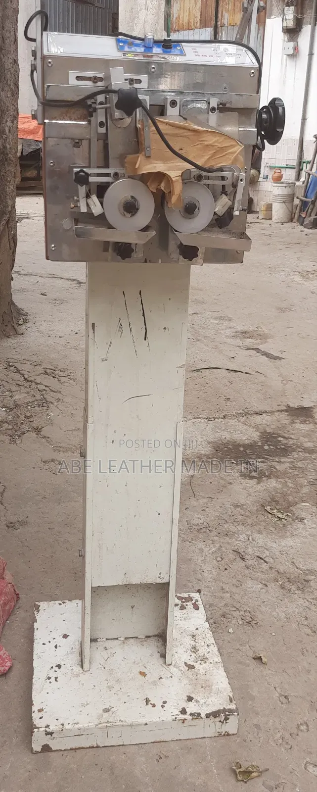 Leather Belt Edge Painting