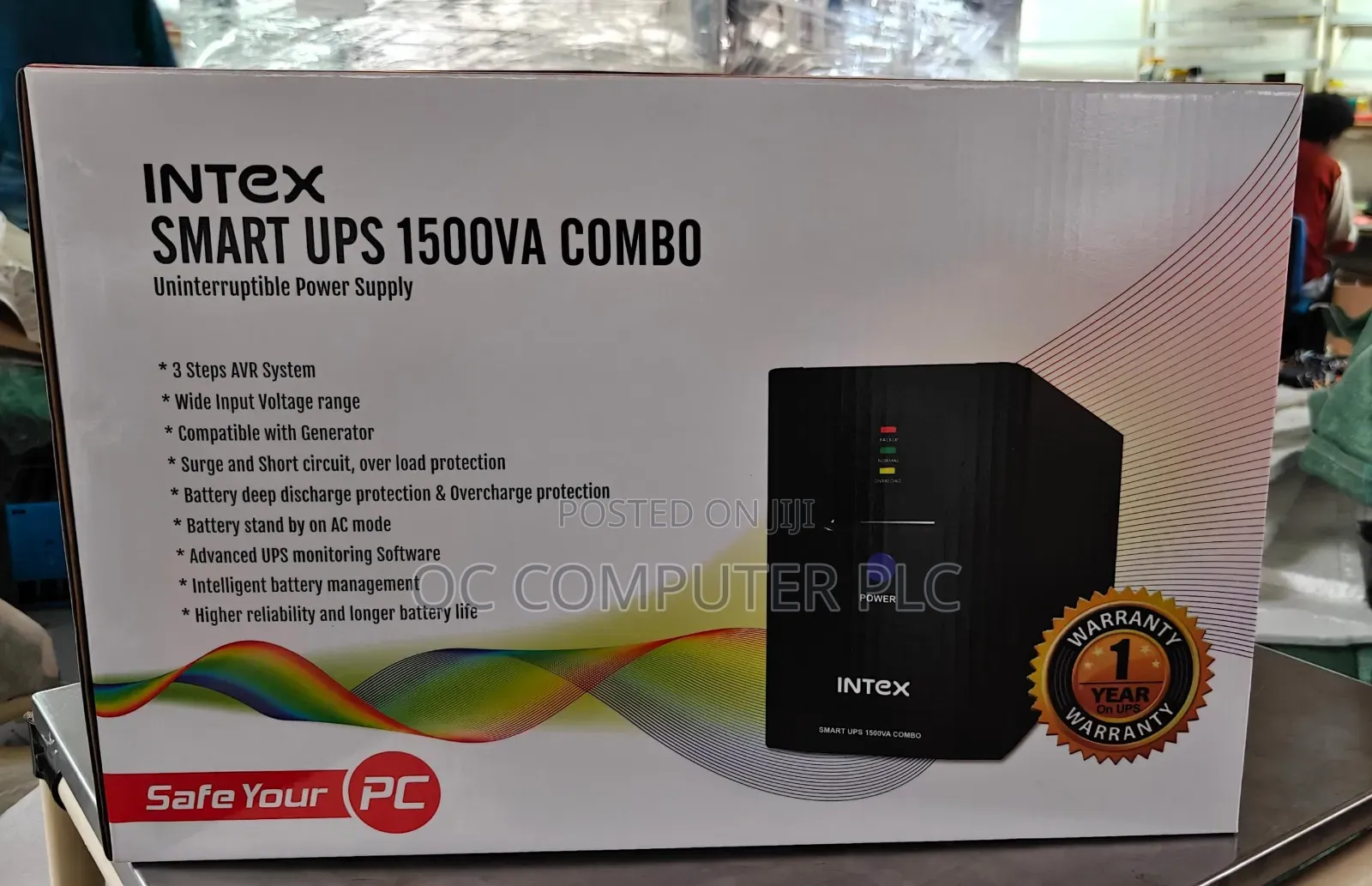 Intex Smart Ups 1500va Combo
