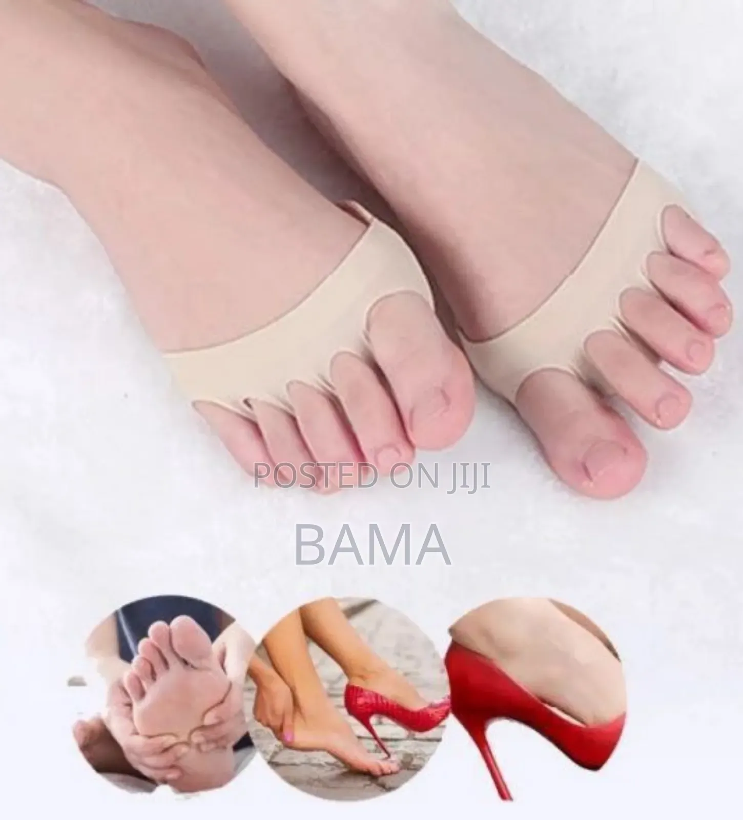 1pair Honeycomb Fabric Forefoot Pads