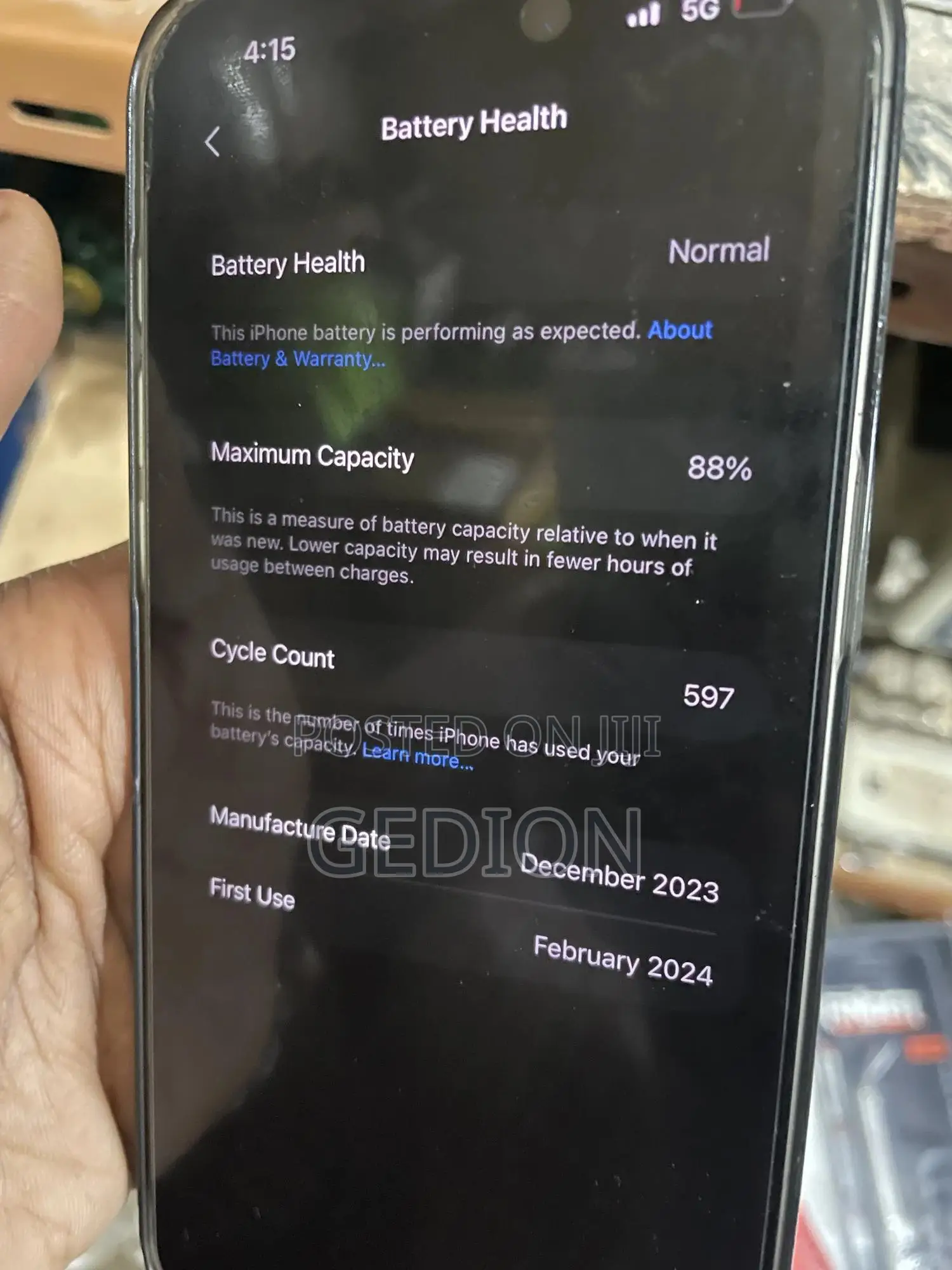 Apple iPhone 15 Pro Max 256 GB Silver