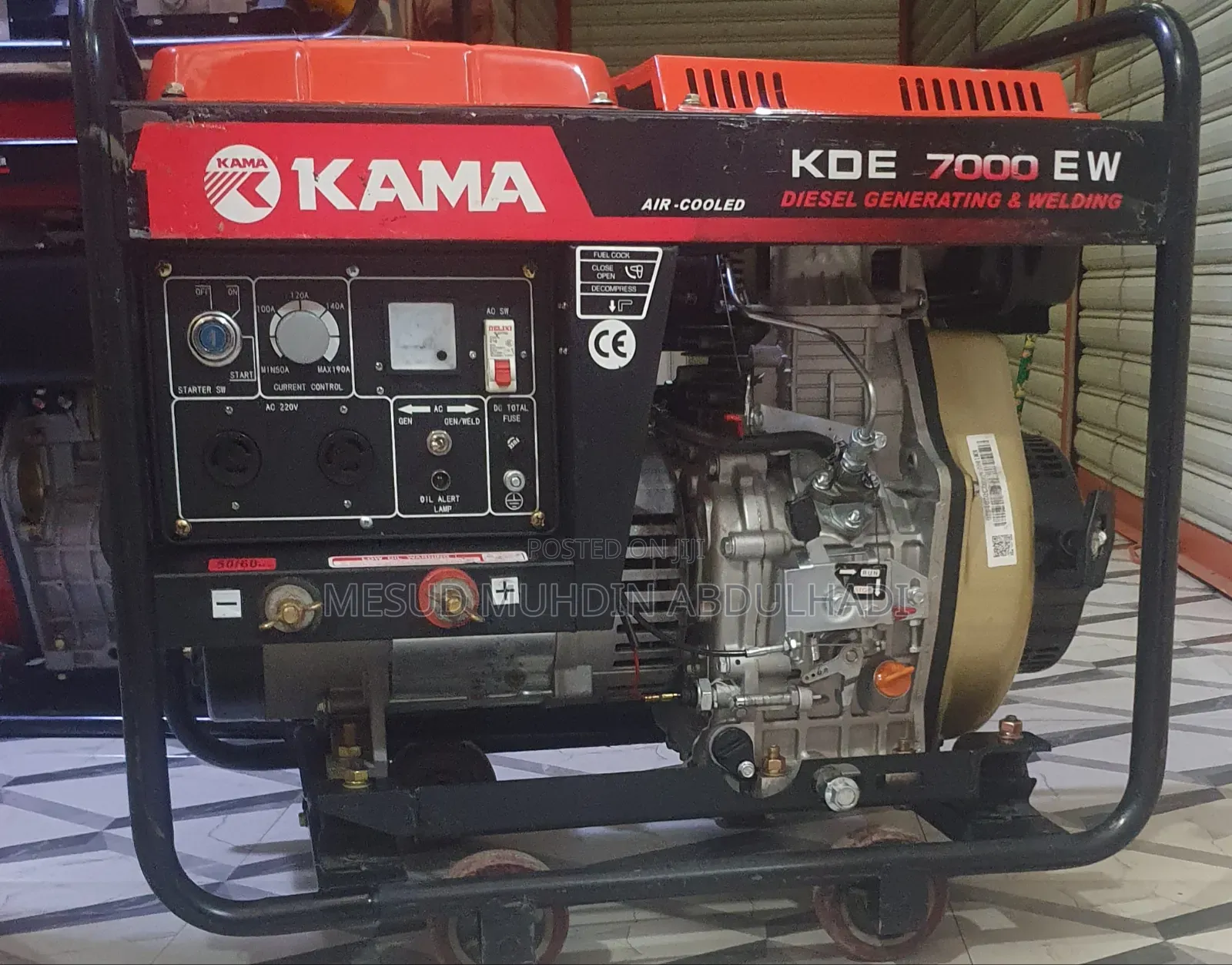 Kad 7000ew Dlesel Generating Welding