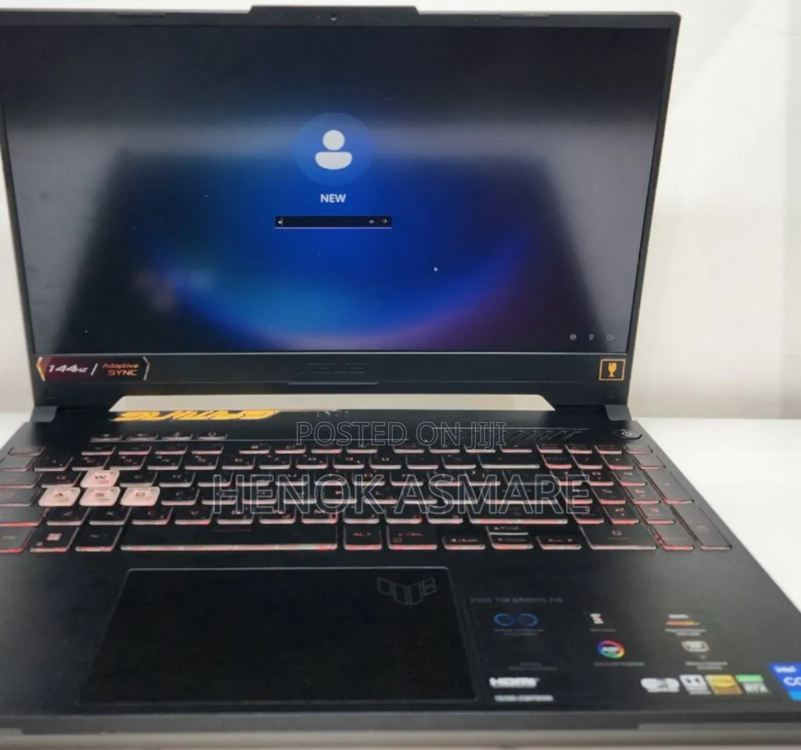 New Laptop Asus TUF Gaming A15 16GB Intel Core I7 SSD 512GB