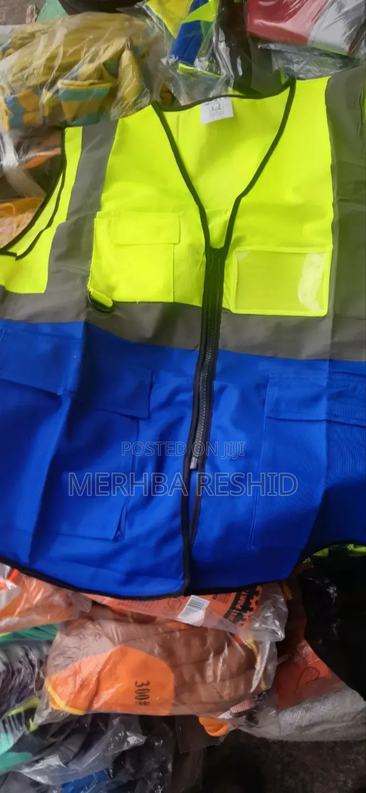 Safety Helmet and Working Vest Jacket