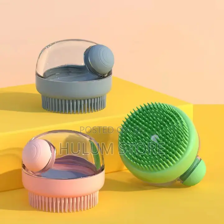Bath Brush With Soap and Shampoo
