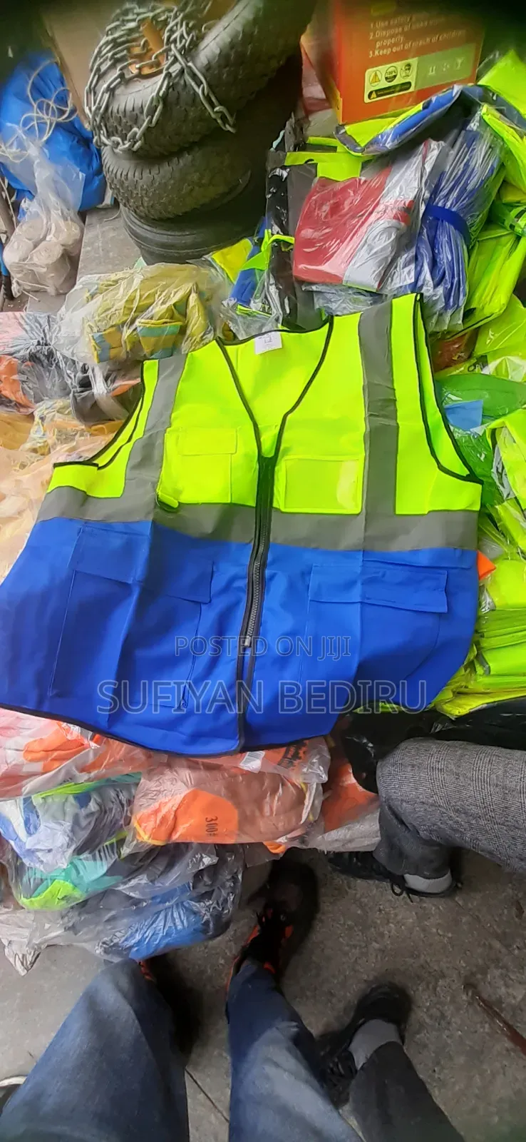 Safety Helmet and Working Vest Jacket